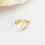 Hushmode - Gold Wave Ring 5