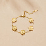 Hushmode - Golden Clover Bracelet 4