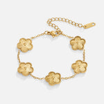 Hushmode - Golden Clover Bracelet 1