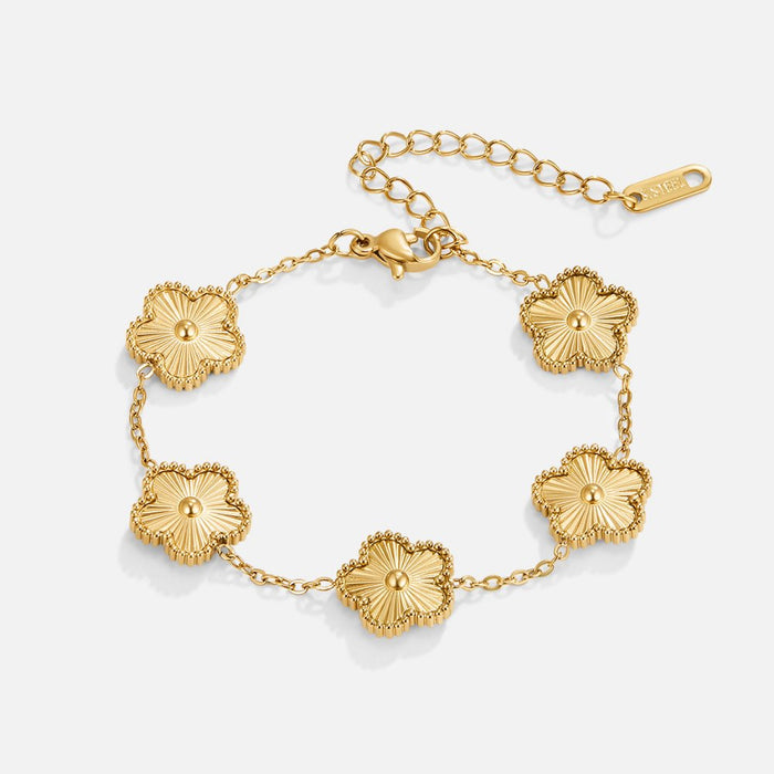 Hushmode - Golden Clover Bracelet