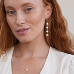 Hushmode - Golden Freshwater Pearl Earrings 3