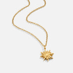 Hushmode - Golden Sunburst Necklace 1