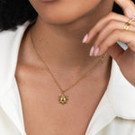 Hushmode - Golden Sunburst Necklace 3