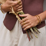 Hushmode - Golden Waves Wrap Ring 4