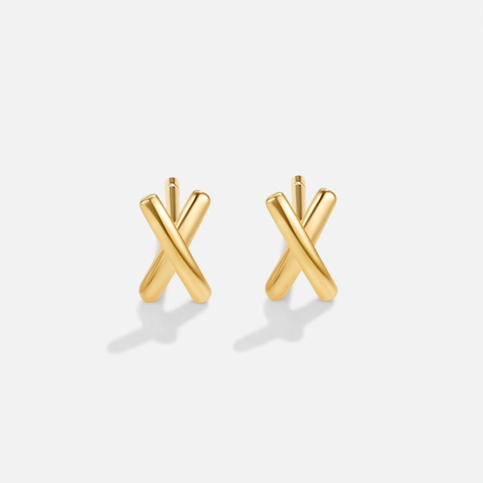 Hushmode - X Stud Earrings