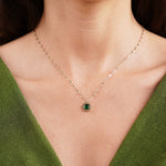 Hushmode - Green Crystal Athena Necklace 6