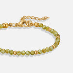 Hushmode - Green Peridot Bead Bracelet 4