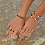 Hushmode - Green Peridot Bead Bracelet 8