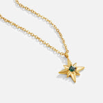 Hushmode - Guiding Star Emerald Crystal Necklace 1