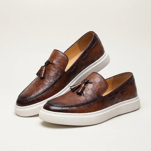 Hushmode - Luxury Leather Tassel Slip-On Shoes