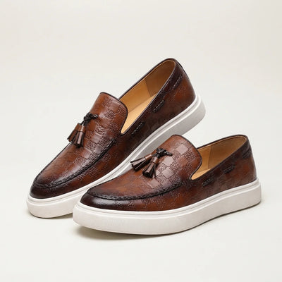 Hushmode - Luxury Leather Tassel Slip-On Shoes