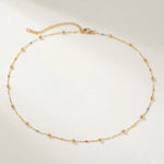 Hushmode - Coloured bead necklace 1