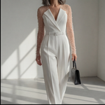 Hushmode - Sculpted V-Neck Jumpsuit 3
