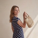 Hushmode - Navy Stripe Maxi Dress 5