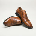 Hushmode - Leather Cap-Toe Oxfords