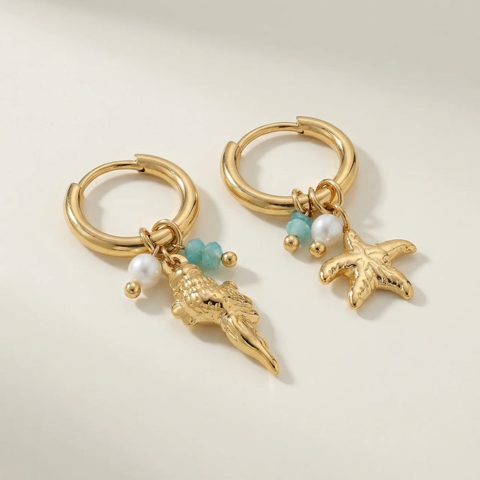 Hushmode - Ocean Charm Earrings