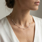 Hushmode -  Pearl Silver Necklace 2
