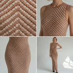 Hushmode - Chevron Knit Dress 3