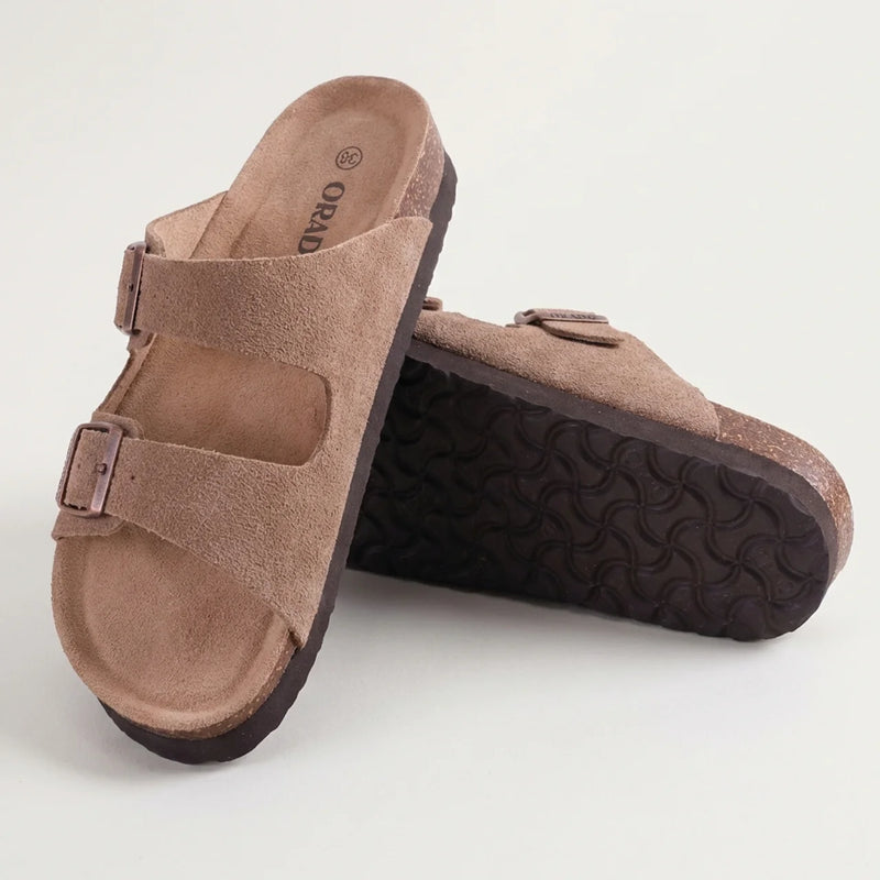 Hushmode - Suede Sandals - afbeelding 1