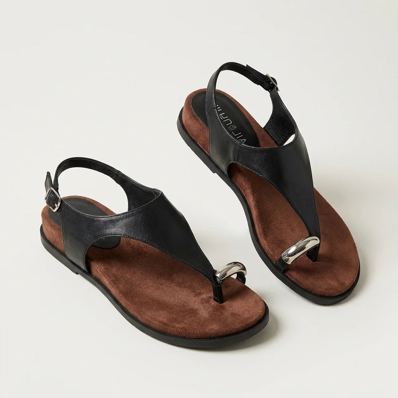 Hushmode - Contour Strap Toe-Ring Sandals - afbeelding 1