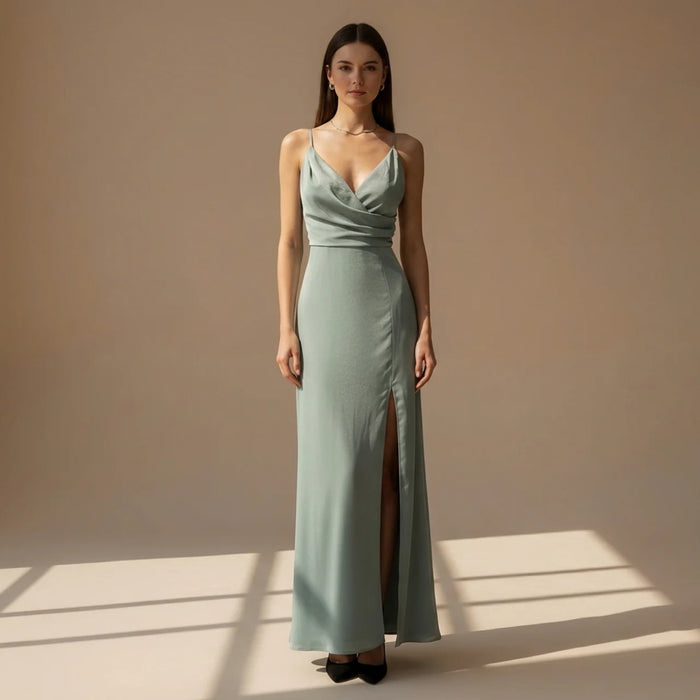 Hushmode - Satin Wrap dress