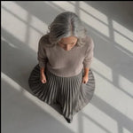 Hushmode - Pleated Knit Dress 4