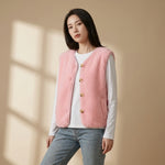Hushmode — Teddy Vest — Baby Pink 2