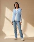 Hushmode — Teddy Vest — Baby Blue 2