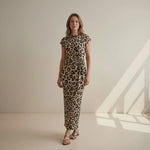 Hushmode - Leopard Print Maxi Dress 2