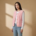 Hushmode — Teddy Vest — Baby Pink 3
