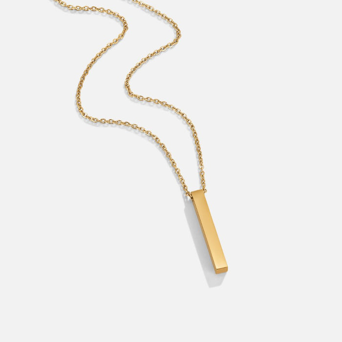 Hushmode - Lala Gold Bar Necklace