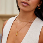 Hushmode - Lala Gold Bar Necklace 3
