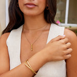Hushmode - Lala Gold Bar Necklace 6