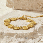 Hushmode - Lara Gold Medallion Bracelet 4