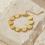 Hushmode - Lara Gold Medallion Bracelet 1