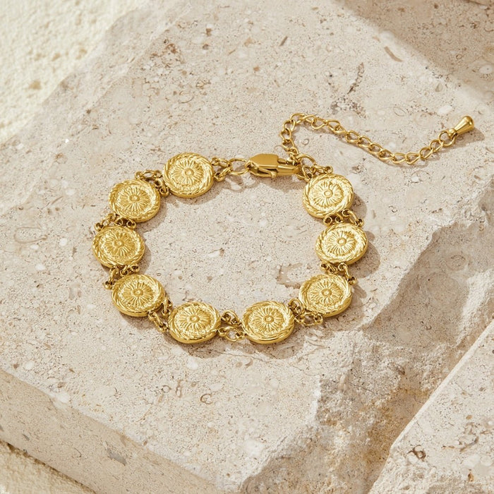 Hushmode - Lara Gold Medallion Bracelet