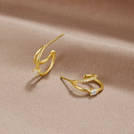 Hushmode - Layered Crystal Hoops 1