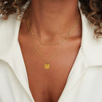Hushmode - Layered Disc Necklace 2