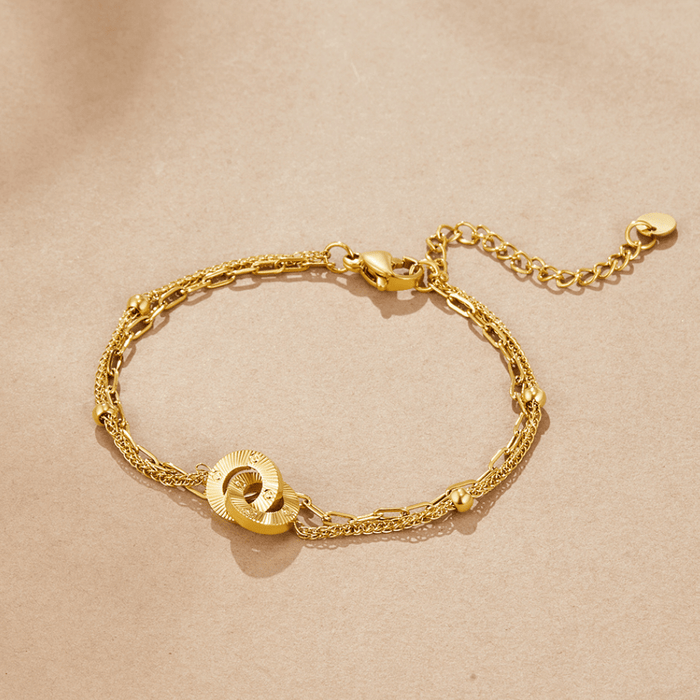 Hushmode - Layered Eternity Loop Bracelet