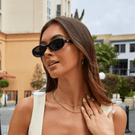 Hushmode - Layered Figaro Chain Necklace 3