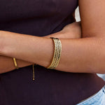 Hushmode - Layered Leaf Bangle 2