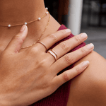 Hushmode - Layered Sahara Gold Ring 7