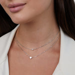 Hushmode - Layered Silver Star & Pearl Necklace 3