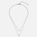Hushmode - Layered Silver Star & Pearl Necklace 4