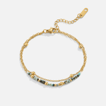 Hushmode - Layered Stone Beads Bracelet 4