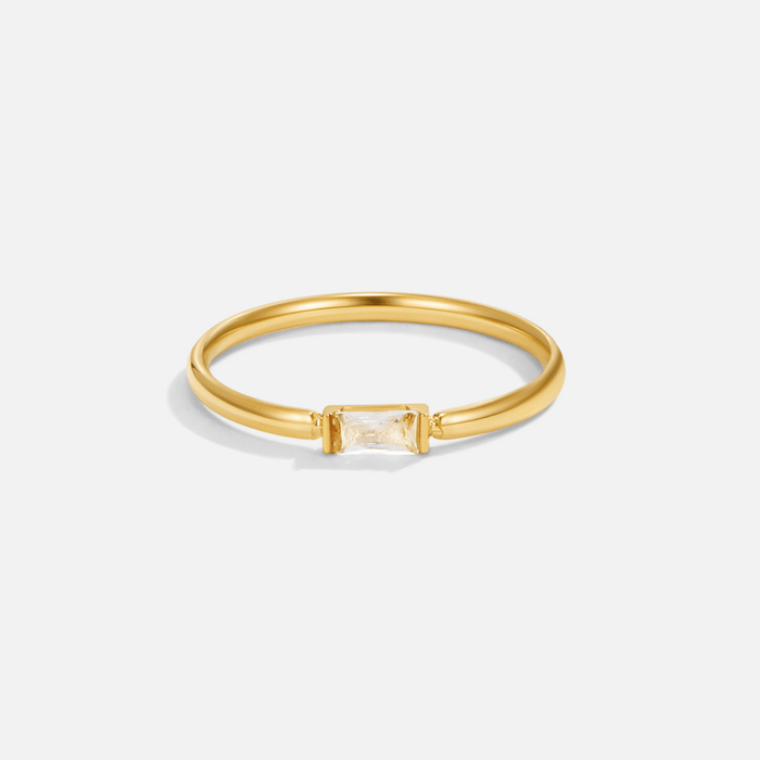 Hushmode -  Baguette Crystal Ring