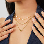 Hushmode - Letter Heart Necklace 5
