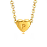 Hushmode - Letter Heart Necklace 21