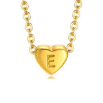 Hushmode - Letter Heart Necklace 10