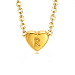 Hushmode - Letter Heart Necklace 23